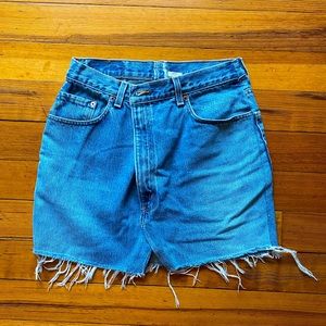 Levi’s denim mini skirt